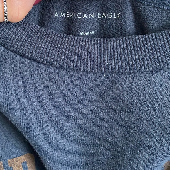 Washed Navy pullover - Picture 2 of 4